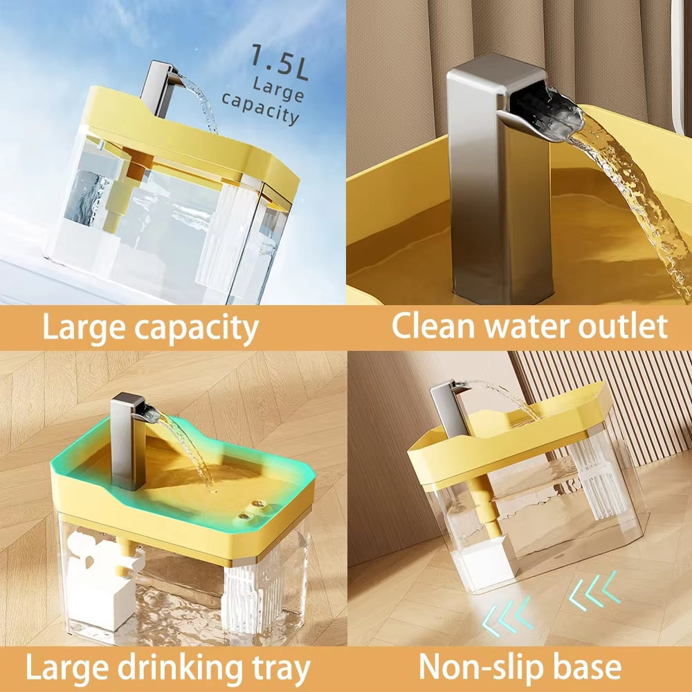 Revolutionary Automatic Cat Water Fountain with USB Pump - Keep Your Pets Hydrated in Style!