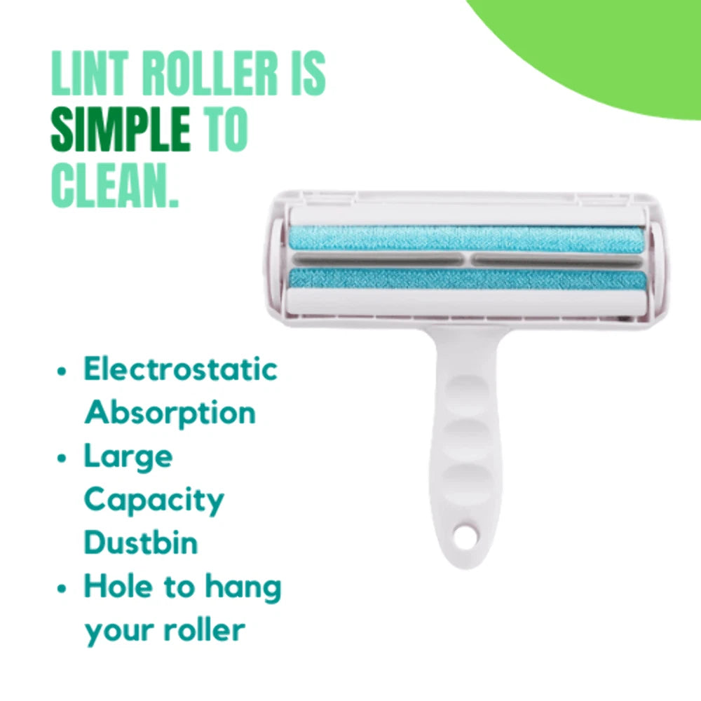 Reusable Pet Hair Remover Roller for Sofas & Car Seats