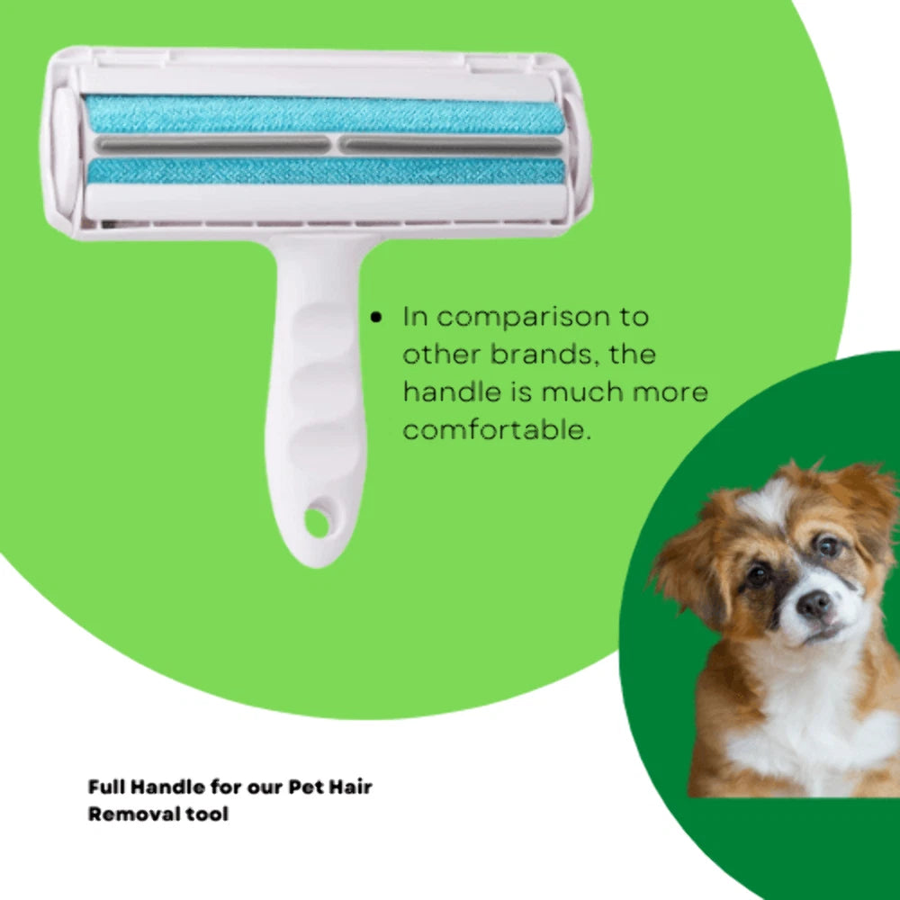 Reusable Pet Hair Remover Roller for Sofas & Car Seats